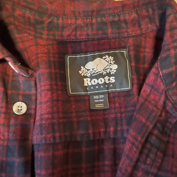 Roots Button Up Flannel - Picture 3 of 4